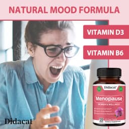 Menopause Relief Capsules - Improves Metabolism, Support Weight Management, Hot Flashes, Night Sweats Mood Supplements for Women