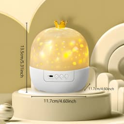 Ocean Starry Projector led Night Light Children's Constellation Galactic Projection Light 360 Degree Rotation Nebula Light