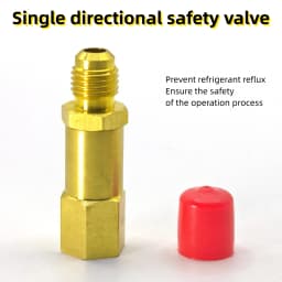 Car A/C Oil/Dye Injector 30Ml 1Oz with Low Side Quick Coupler Adapter 1/4 Air Conditioning Automotive Oiler Injection Syringe
