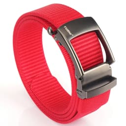 TUSHI Nylon Automatic Buckle Belt Outdoor Tooling Jeans Solid Color Canvas Waistband High Quality Casual Tactical Belt for Men