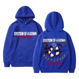 Vintage Rock Band System of A Down Hypnotize Print Hoodie Men Alternative Metal Music Sweatshirt Mens Gothic Harajuku Streetwear