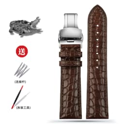 Alligator Watch Strap 12mm 14mm 15mm 16mm 17mm 18mm 19mm 20mm 21mm 22mm Black Brown Blue Crocodile Skin Watchband for Any Brands