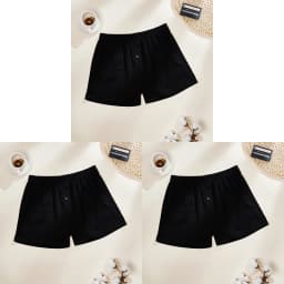 3PCS Cotton Soft Aloe Pants Breathable Comfortable Men's Underwear Home Leisure Loose Men's Panties Soft Seamless Boxer Briefs
