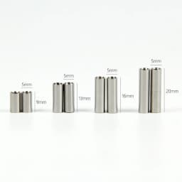 2pcs Stainless Steel Threaded Sleeves Screw Rob Tube 5mm Diameter with M4 Internal Thread Spare Part