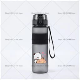 Bubu Dudu Water Bottle Yier Bear Panda Girl Boy Large Capacity Sports Kettle Transparent Cold Water Cup Outdoor Portable 550ml