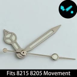 Luminous Watch Hands Blue‑Green & Green, High Quality Replacement Hands for NH35 NH36 ETA2824 2836 Miyota 8205 8215 Watch Movements