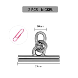 CRAZYSMITH 2 Pcs Metal Bag Chain Transformation Accessories Buckle Handbag Wallet Crossbody Chains Modification DIY Bag Strap