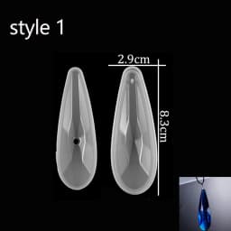 9 Style With Hole Pendant Crystal Silicone Mould DIY Epoxy Resin Necklace Pendant Mold For Craft Jewelry Making Findings Supplie
