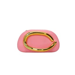 Women PU Leather Trendy Clutch Purses Solid Color Metal Decoration Evening Bag Hand-held Shoulder Clutch Bag for Wedding Party
