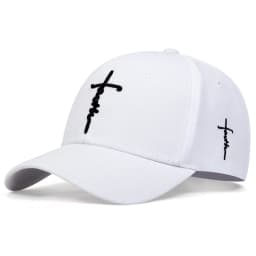 2Pcs Unisex Cross Embroidery Baseball Caps Spring Autumn Outdoor Adjustable Casual Hats Dad Hat Sunscreen Hat Combo Set