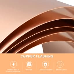 99.9% Pure Copper Metal Sheet Foil Roll Foil Plate for Electricity DIY Project Width 50-200mm Length 3500mm Thickness 0.01-0.5mm
