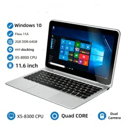 11.6' Tablet PC T10 Docking Keyboard 2GB DDR+64GB Flexx 11A With Windows 10 X5-8300 CPU 1366*768 IPS Dual Cameras