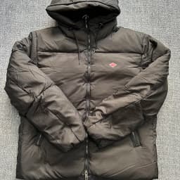 Thickened Outdoor down Jacket Hooded Windproof High Fluffy Fabric Cold Resistant Polyester Fiber Long Sleeve Zipper Cl...