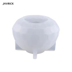 Cabinet Drawer Knobs Mold Diamond Dresser Crystal Pull Knobs Epoxy Resin Mold for Dresser Drawer Kitchen Bathrom Cabinet