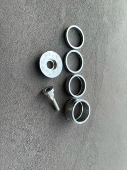 Washer, anode color handle vertical washer, wrist group cover, wrist group screw three-piece set brand new