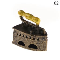Dollhouse Room Model Mini Old Miniature Iron clothes Tool