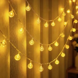 USB/Battery Powered String Lights 10/20/40/80 LEDs Crystal Globe Balls Waterproof Fairy Garland For Outdoor Garden Xmas Wedding