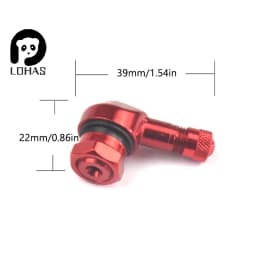 1Pcs Motorcycle Valve Stems Rim 90 Degree Angle Aluminum Alloy Valve Wheel Tire Tubeless Valve Caps For Rim Wheel Parts