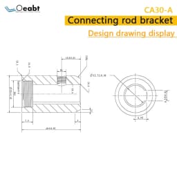 CA30-A Series Optical Precision Adjustment Pull-up Column Post Adjusting Sleeve Base Post Holder For Optical Experiment Research