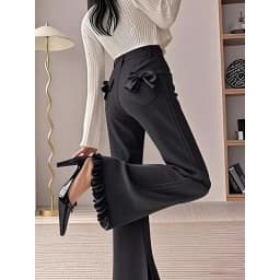 Women's Loose Wide-leg Pants 2025 Spring Summer Unique Korean Version Ladies Suit Trousers Fashion Elegant Femme Casual Pants