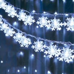 Christmas Snowflake String Lights LED Fairy Lights USB/Battery Powered Garland 2024 New Year's Wedding Party Xmas Decorations