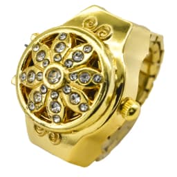 Creative Brick New Hot Sale Alloy Shell Finger Quartz Watch Circular Dial Arabic Numerals Face Couple Men And Women
