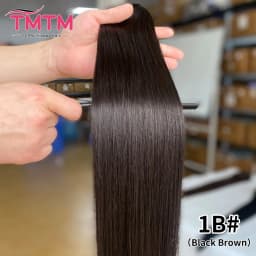 Straight Clip In Human Hair Extensions 7 Pcs/Set Full Head Brazilian Clip Ins Hair 85/120 Grams Clip on Hair Extension for Women
