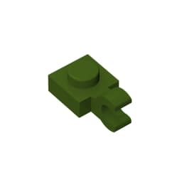 Gobricks GDS-813 PLATE 1X1 W/HOLDER VERTICAL compatible with lego 6019 61252 children's toys Assembles Building Blocks Technical