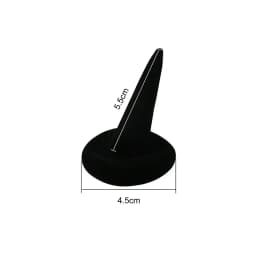 High-quality Velvet Or PU Leather Jwelry Display Stand Ring Storage Display Stand Jewelry Store Counter Display Stand For Rings