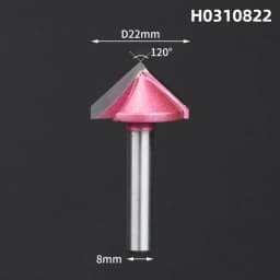 HUHAO 6mm Shank V Shape Wood Router Bit 60 90 120 150 Degrees 3D Engraving Bit Carbide End Mill for Wood MDF Cutting Slotting