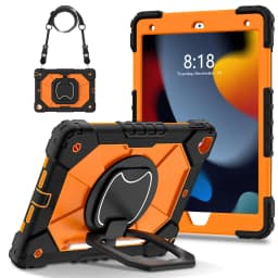 for iPad 5th/6th/7th/8th/9th/10th 2022 Air 4/5 Pro 11 Pro 9.7 Case with Pencil Holder with 360 Rotating Foldable Stand Cover