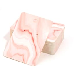 50pcs/lot Necklace Earrings Ear Studs Packaging Card Blank Jewelry Display Card Marbling Paper Card For Jewelry Packaging