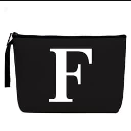 Cosmetic Bag Letter Pattern MakeUp Bag Toiletries Organizer Wash Storage Pouch Wedding Party Bride Gifts Makeup case Organizer