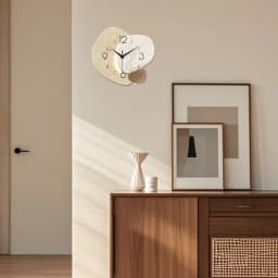 Modern Simple Wall Clock, Silent Quartz Clock, Bedroom Clock Living Room Sofa Background Decoration Wall Clock, No Battery