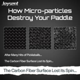 Joysent Pickleball Paddle Eraser Carbon Fiber Pickle Ball Racket Cleaner Rubber Eraser To Remove Ball Residue Dirt And Scratches