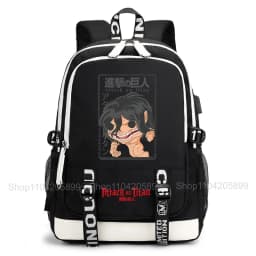 Attack on Titan Backpack Anime Mochila Student School Bag Boys Girls Gift Casual Daily Travel Rucksack
