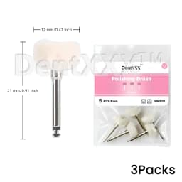 5Pcs/Pack Polishing Brush Felt Wheel Wool Cotton Polishing Brushes Polishers for Rotary Tools 2.35mm Polishing Wheel