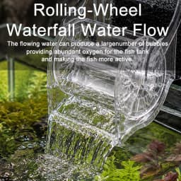 220V 3W Aquarium Fish Tank Top Filter Box with Bio Balls and Submersible Pump Water Circulation Rainfall Oxygen Waterfall System