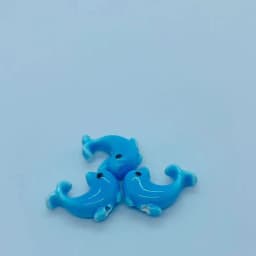 10pcs Dolphin Ceramic Beads for DIY Jewelry Making - Create Unique Bracelets Necklaces Earrings
