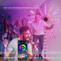 USB Individually Addressable Firework LED Strip Light Kit Music Sound APP Remote String Lights Christmas Party Wedding Decora