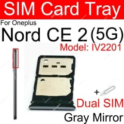 Sim Card Tray Holder For Oneplus OnePlus Nord 2 Nord N10 N20 N100 N200 N300 Nord CE CE2 5G Dual SIM Card Replacement Parts