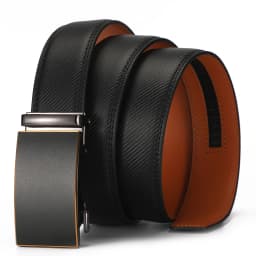 Men Leather Belt Alloy Automatic Buckle Male Belt Man Fashion Belts Genuine Leather Luxury Belts for Men Business Designer Blue