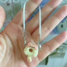 Clothes Accessories For Labubu 15 Cm 17 Cm Dolls 1st To 3rd Generation Cute Dumb Little Bear Donut Cat Necklaced Bag Pendant