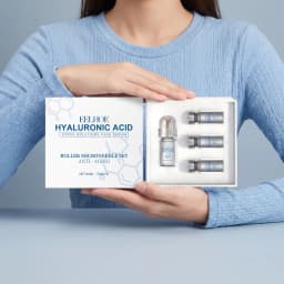0.2mm Hyaluronic Acid Roller Microneedle Set Stock Solutions Serum Deep Hydrating Quick Penetration Easy Absorption Gentle Care