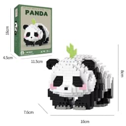 NEW 18 Styles Panda Micro Blocks Building Set Cute Panda Animal Models Kit DIY Assembly Bricks Kids Birthday Christmas Gift