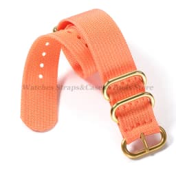 Watch Strap Nylon Silver Black Gold Ring Buckle 18mm 20mm 22mm 24mm Man Women for Seiko Ribbed Braid Replace Watch Accessories