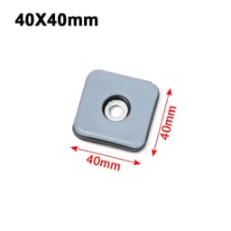 8pcs Slider Pad Easy Move Heavy Furniture Table Bases Protector Legs Anti-abrasion Floor Mat with Screws