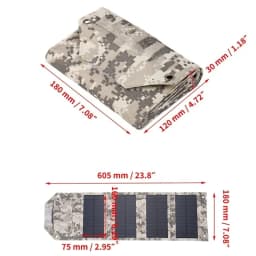 100W Foldable Solar Panel 5V USB Portable Folding Bag Battery Charger for Phone Outdoor Camping Waterproof Power Bank Battery
