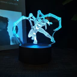 3D acrylic LED night light Spider Man visual 16 color gradient touch switch USB desk lamp holiday gift home decoration