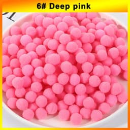 300-30Pcs Multicolor Pompoms Fur Balls Glitter Fluffy Pom Poms Elasticity Pom pom Soft Balls for DIY Crafts 8/10/15/20/25/30mm